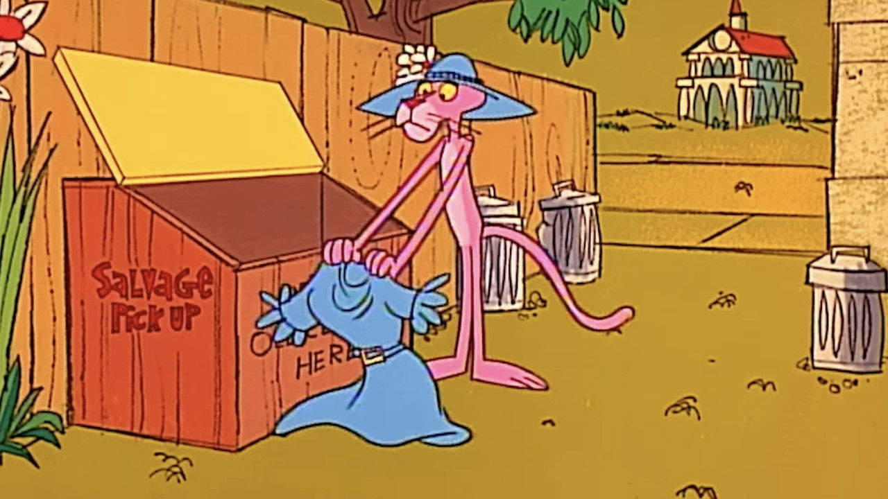 The Pink Package Plot backdrop