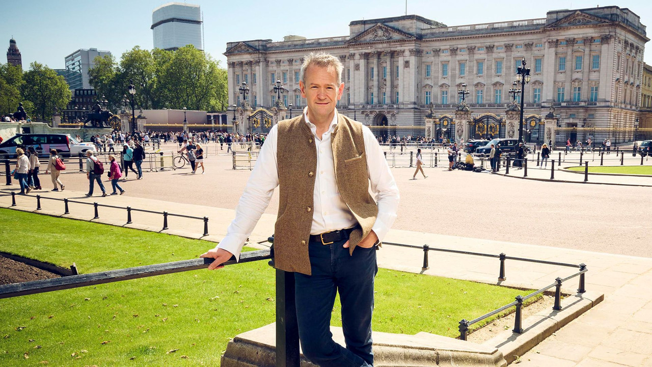 Buckingham Palace with Alexander Armstrong backdrop