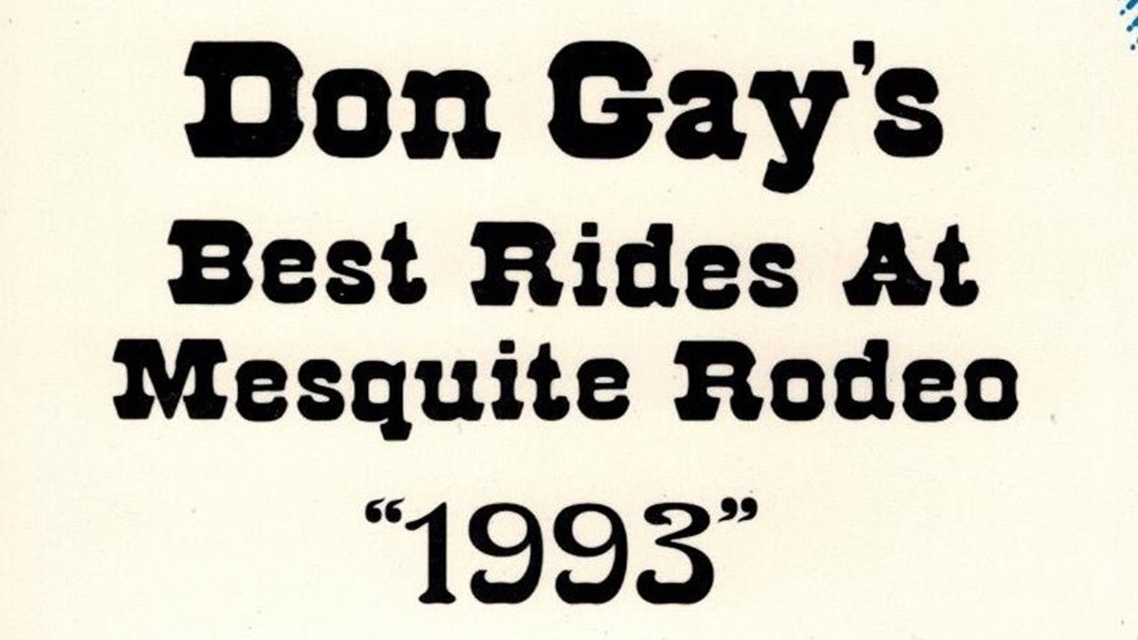 Don Gay's Best Rides At Mesquite Rodeo 1993 backdrop