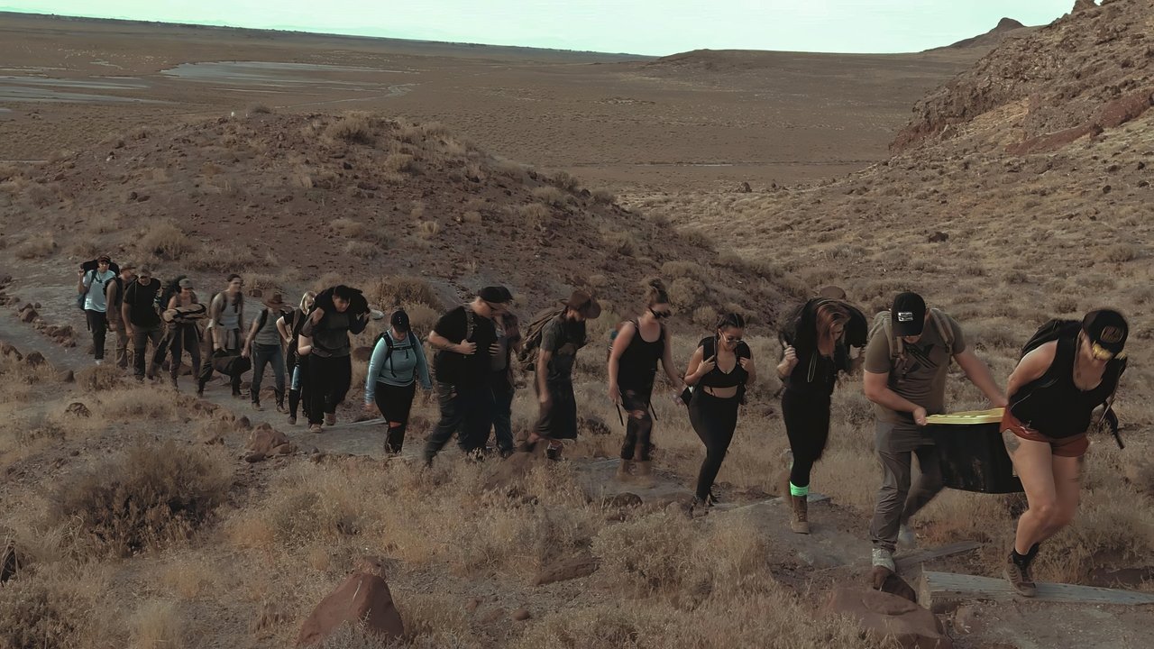 The Ruck March backdrop