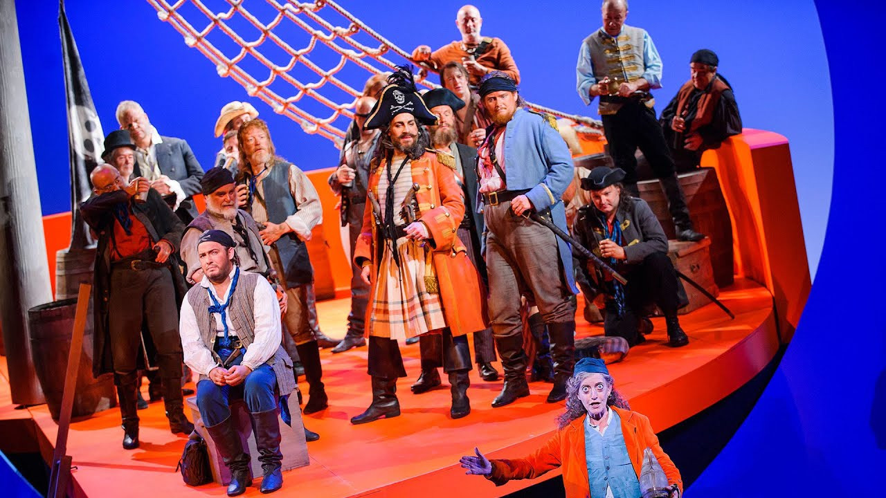 The Pirates of Penzance backdrop