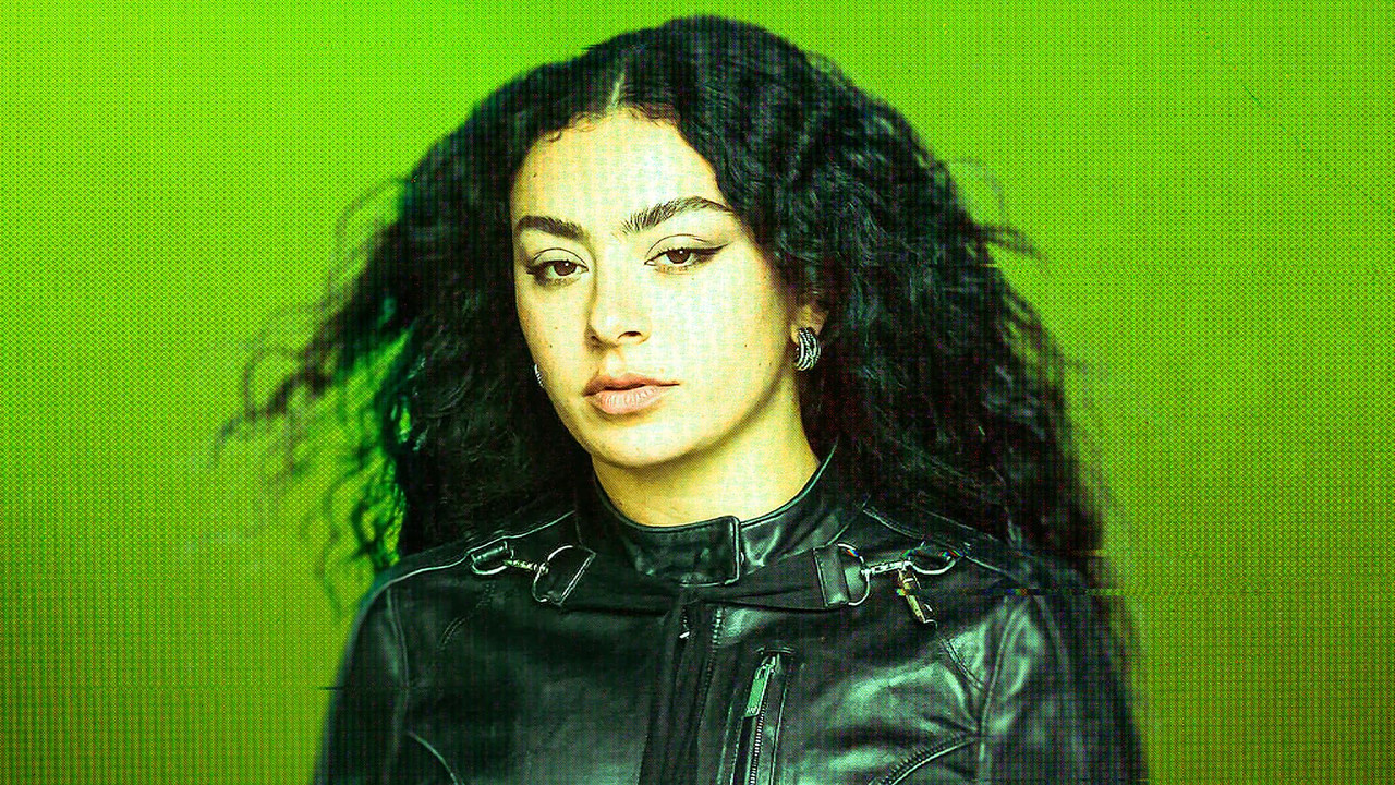 Charli xcx: Brat Girl backdrop