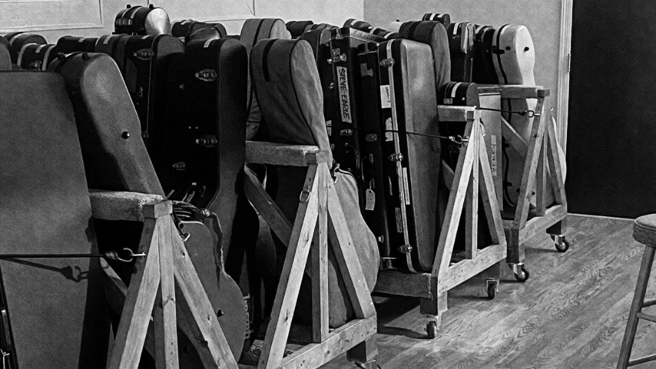 Guitar Town with Steve Earle backdrop