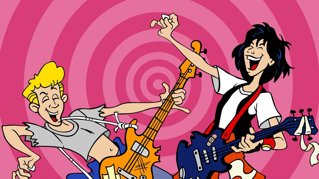 Bill & Ted's Excellent Adventures backdrop