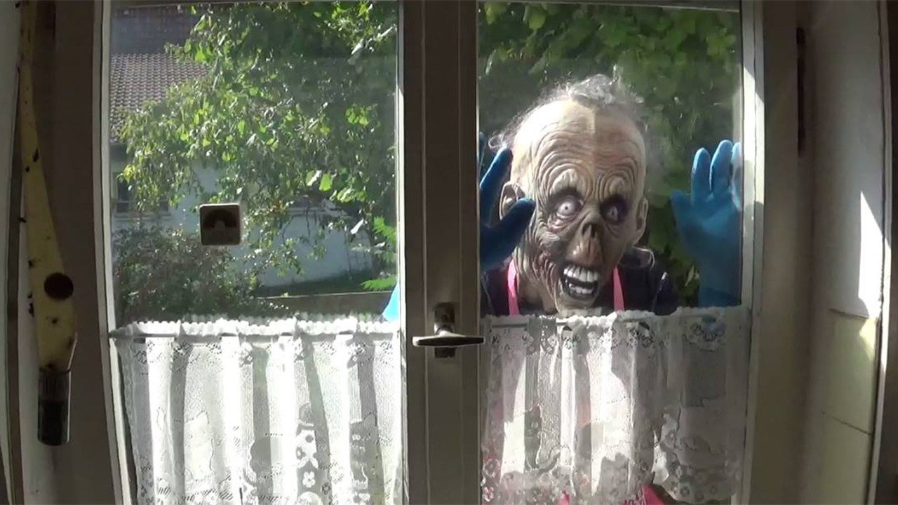 Swabian Granny Gore Terror backdrop