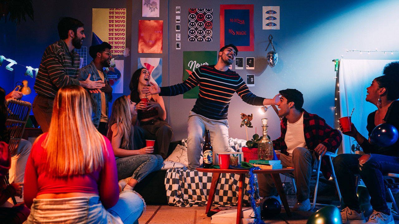 Many Happy Returns backdrop