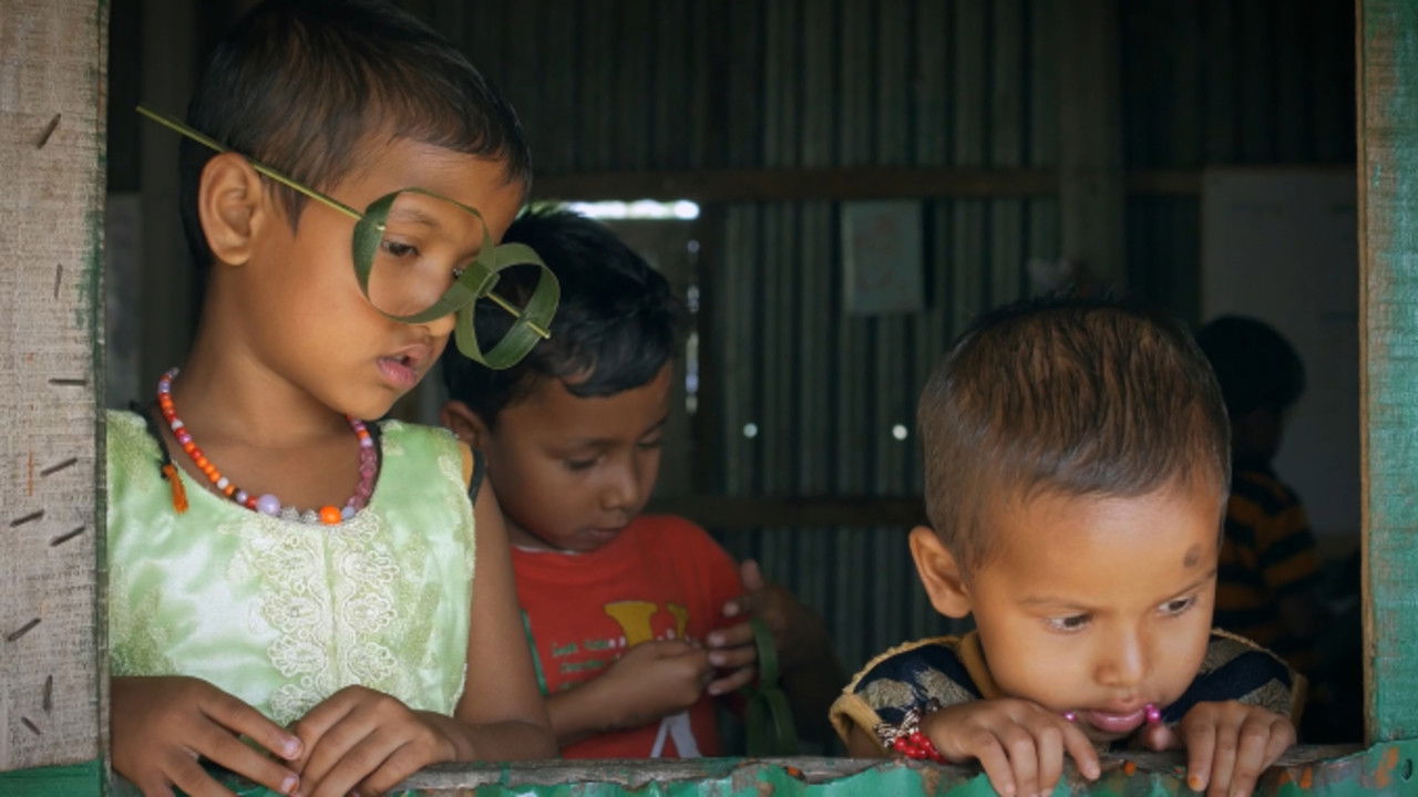The Hexagonal Hive and a Mouse in a Maze backdrop
