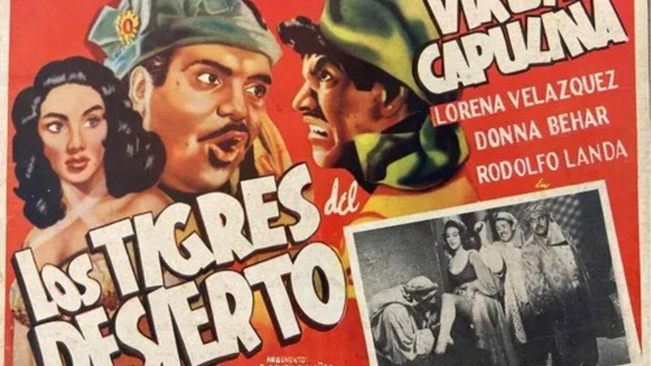 Los tigres del desierto backdrop