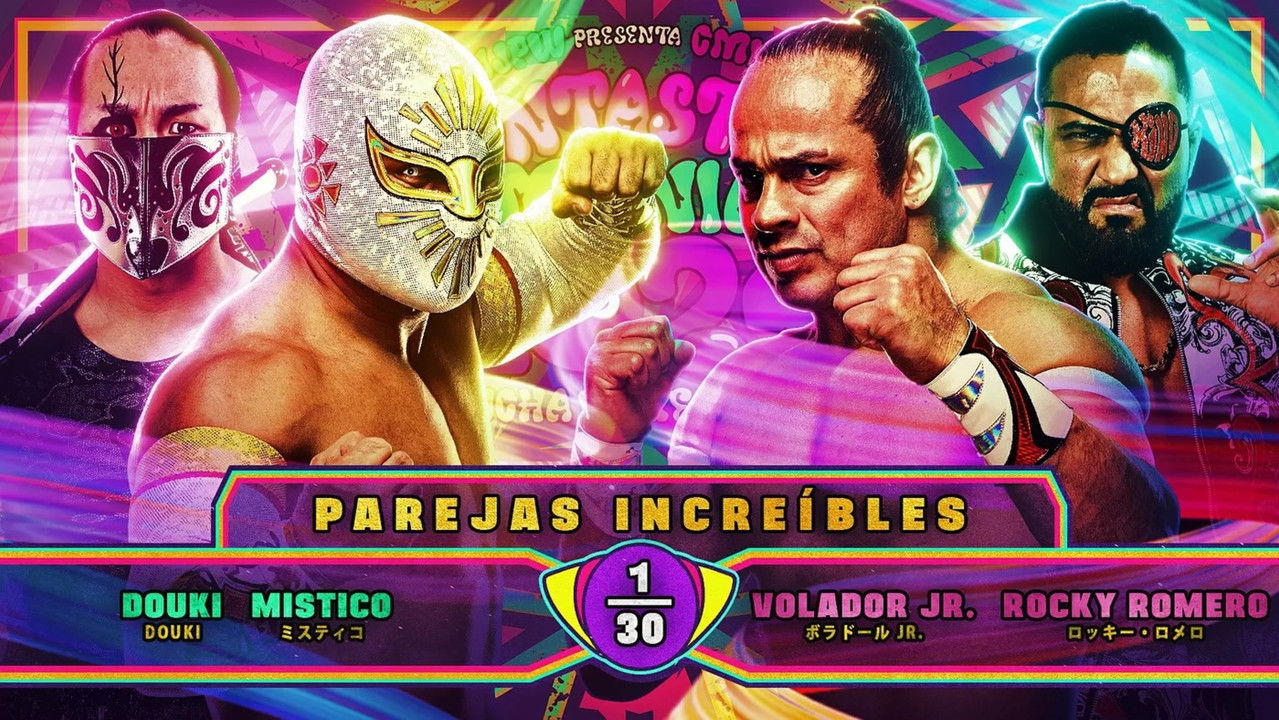 NJPW Presents CMLL Fantastica Mania 2024 - Lucha Libre USA backdrop