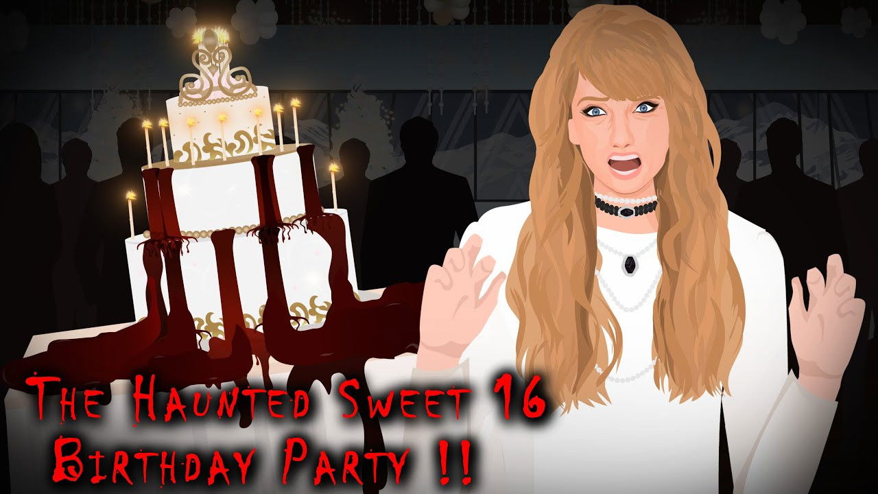 The Haunted Sweet 16 Birthday Party !! backdrop