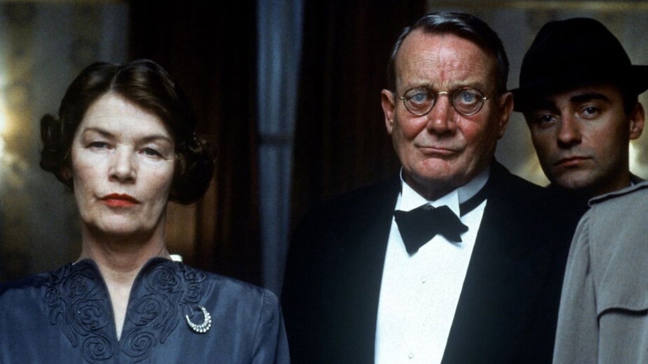 A Murder of Quality backdrop