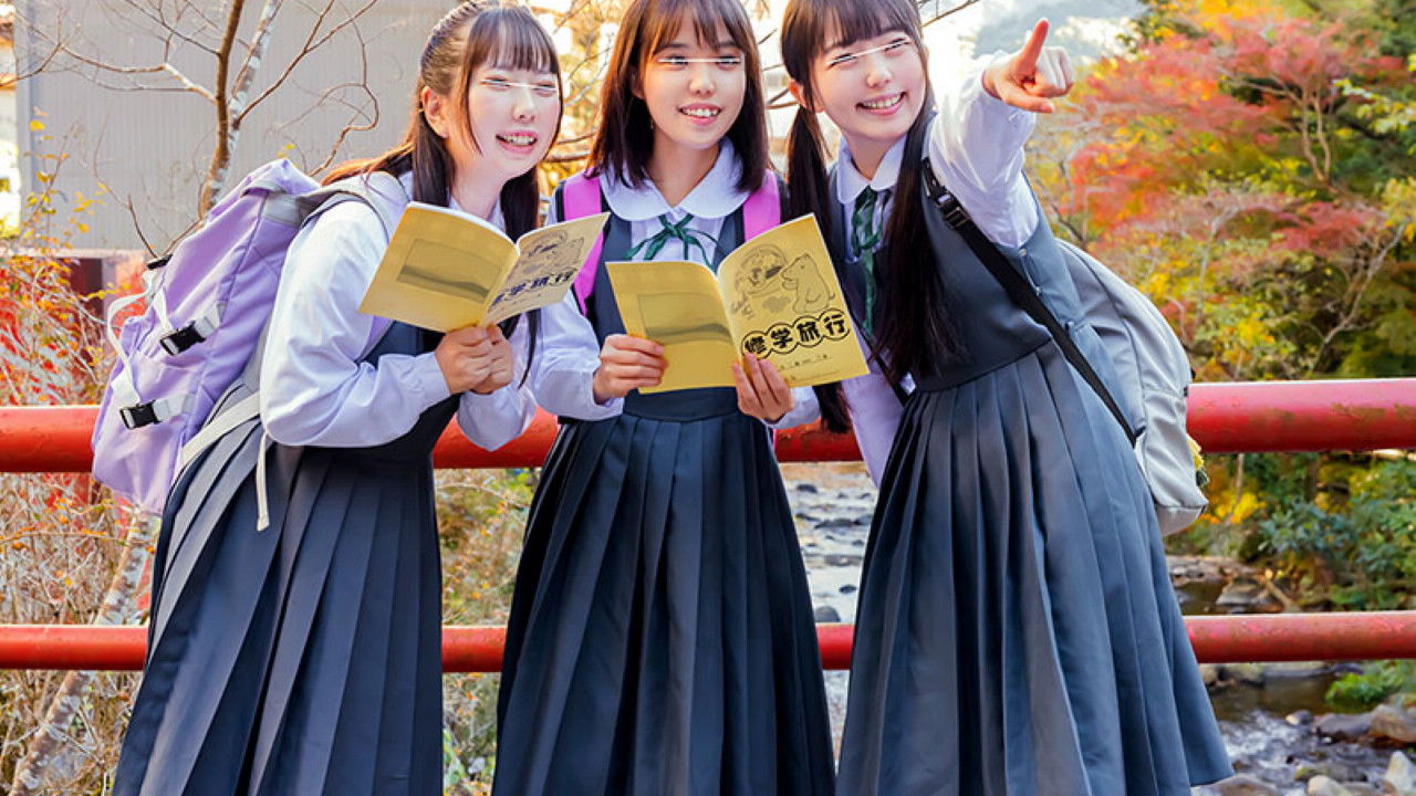 HUNTC-136 [School Trip Memories Are The First Orgy] Girls Who Want To Grow Up Are Going Wild And Having An Orgy On A School Trip! A School Trip Full Of Creampies Is The Best Memory backdrop