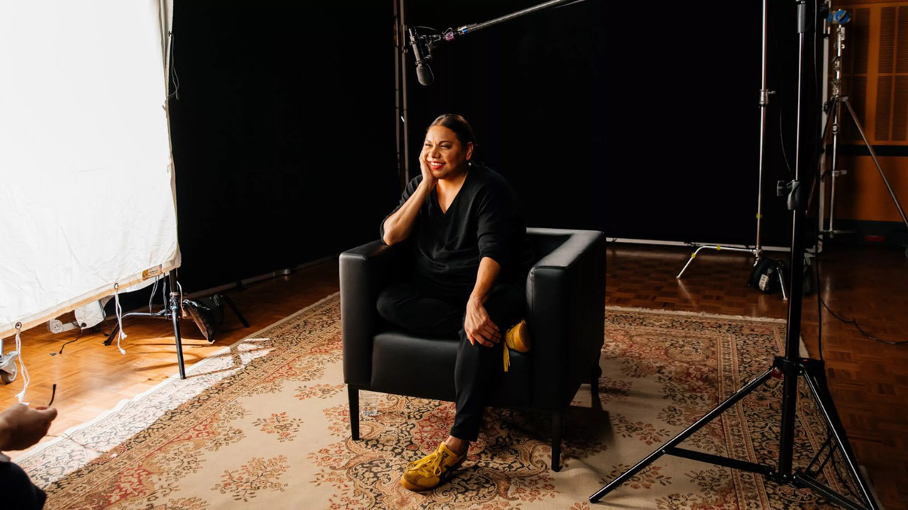 Looking Black backdrop