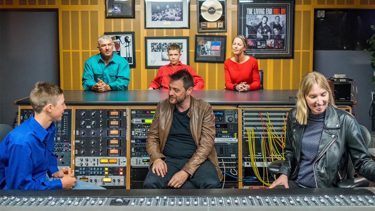 The Recording Studio backdrop