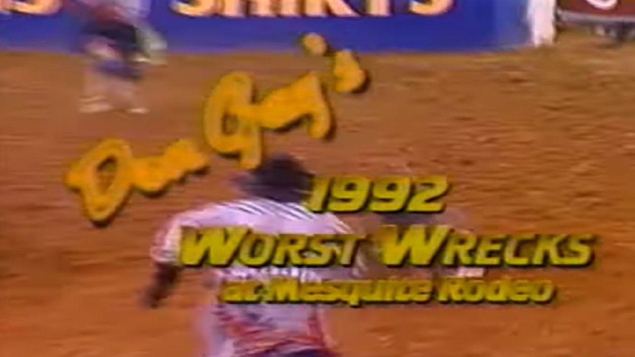 Don Gay's Worst Wrecks at Mesquite Rodeo 1992 backdrop