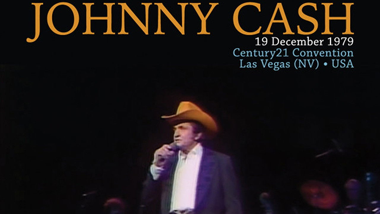 Johnny Cash - Live in Las Vegas 1979 backdrop