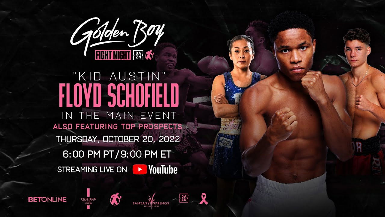 Floyd Schofield vs. Daniel Rosas backdrop