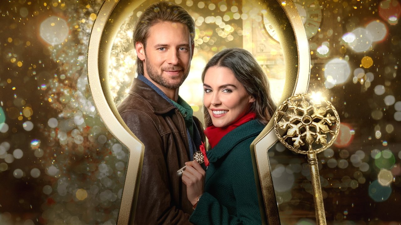 Unlocking Christmas backdrop