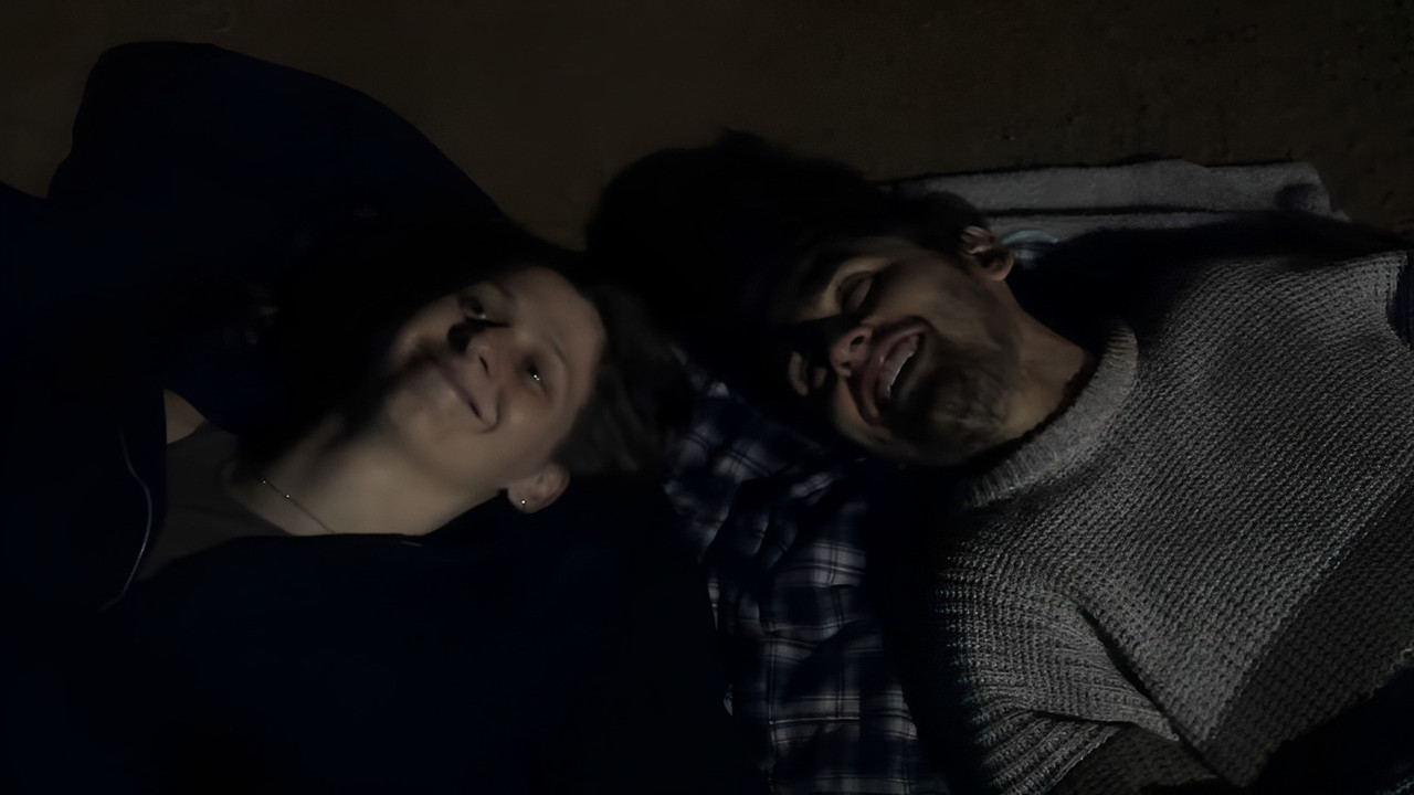 Madeline & Cooper backdrop