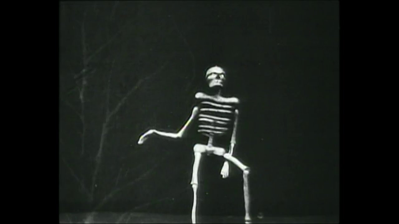 The Dancing Skeleton backdrop