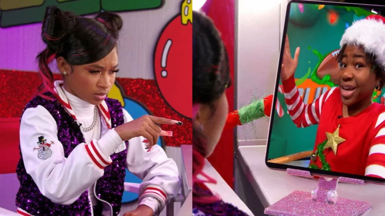 The Great Nickmas Tree Sliming backdrop