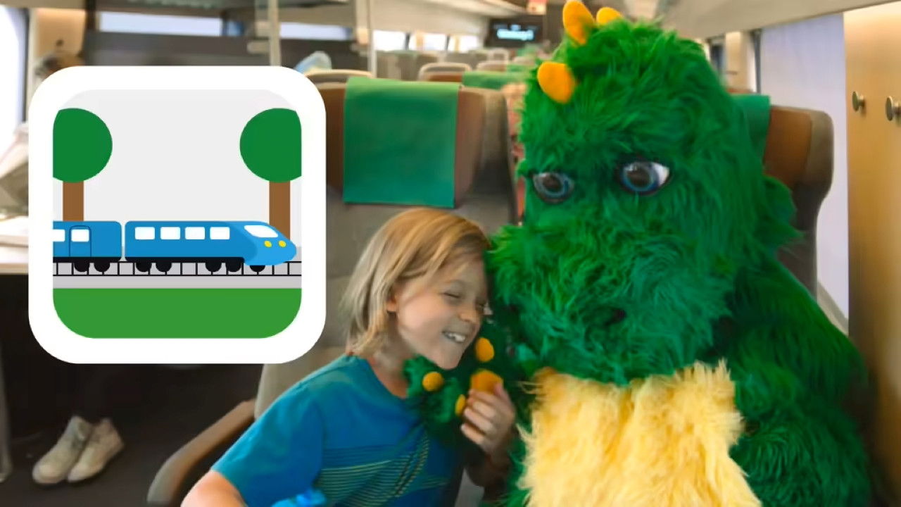 Draken följer med backdrop