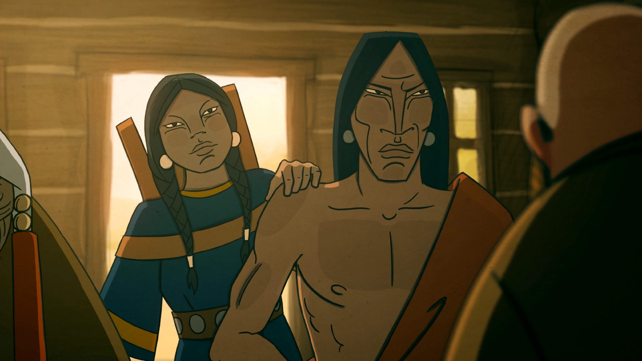 Coyote and the Wasichu backdrop