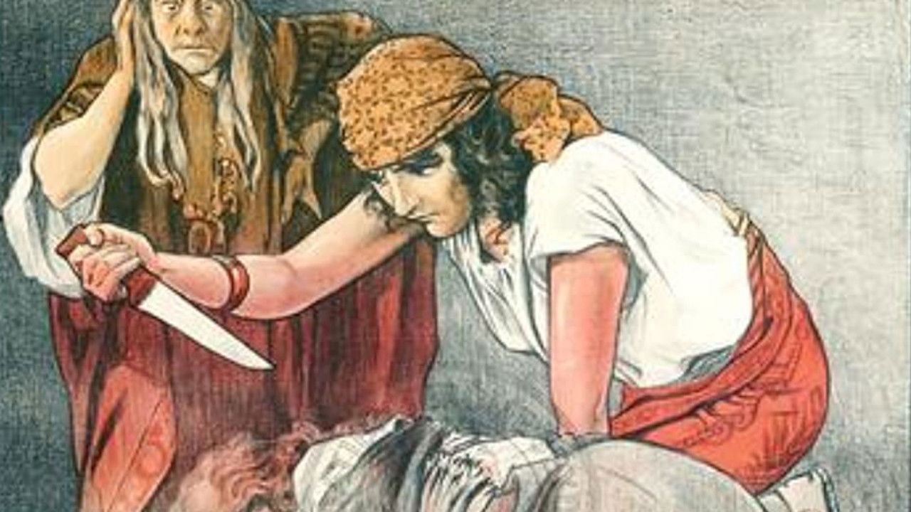 Rouletabille chez les bohémiens backdrop