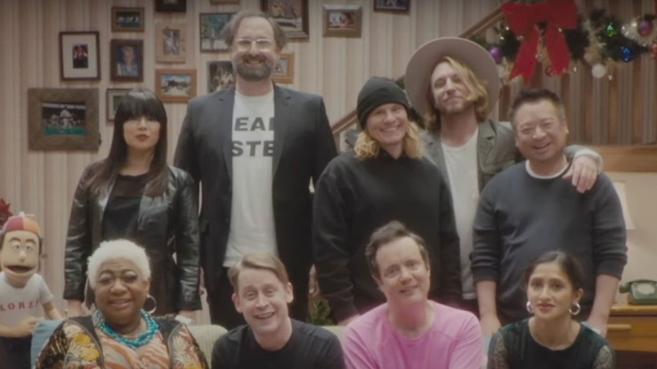 LCD Soundsystem Holiday Special backdrop