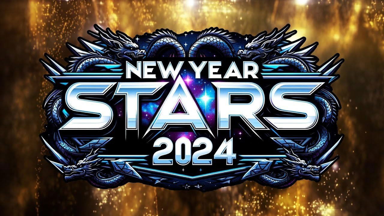 Stardom New Year Stars 2024 ~Happy New Year Stardom~ backdrop