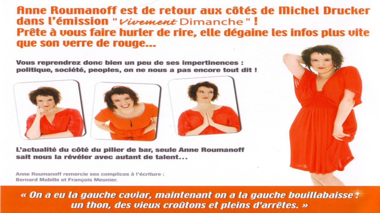 Anne Roumanoff : On ne nous dit pas tout ! (Best of 2) backdrop