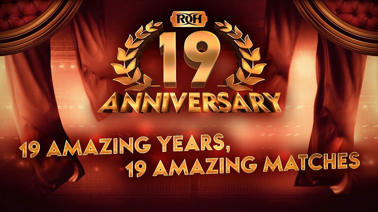 ROH: 19th Anniversary backdrop