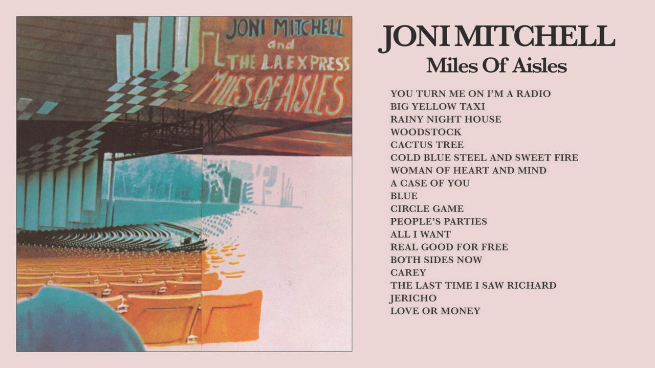 Joni Mitchell: Miles of Aisles backdrop