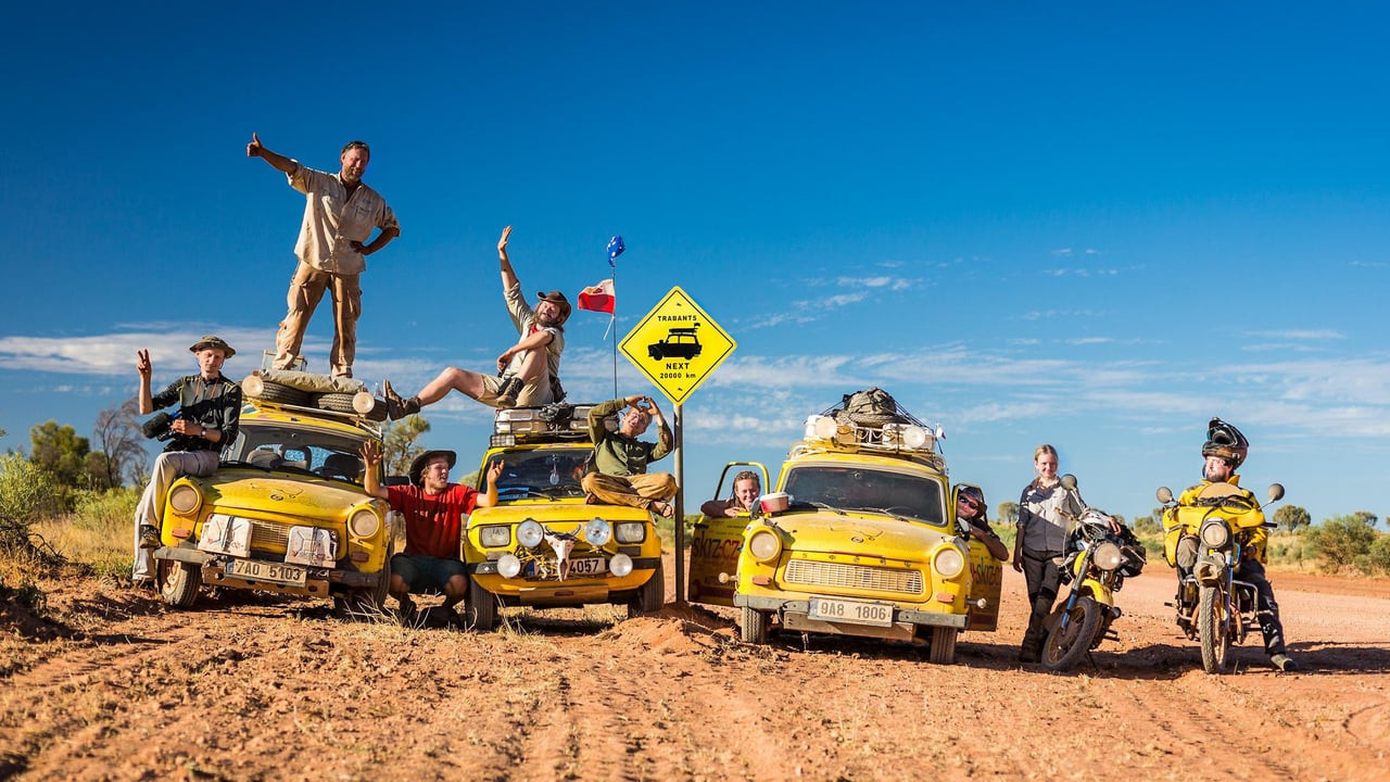 Trabantem z Austrálie do Asie backdrop