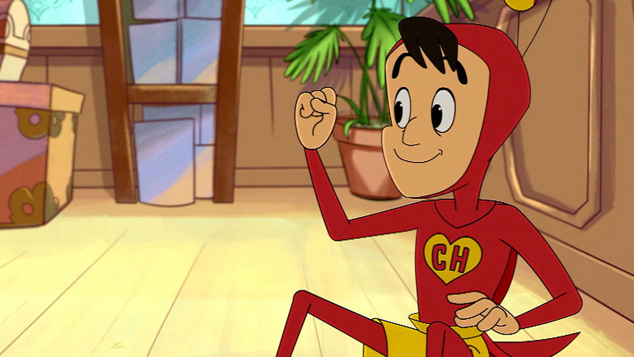 The Red Grasshopper backdrop