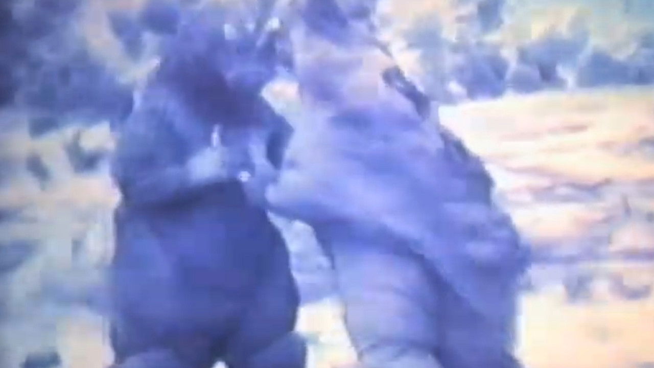 Godzilla vs. Underground Monster Pagos backdrop