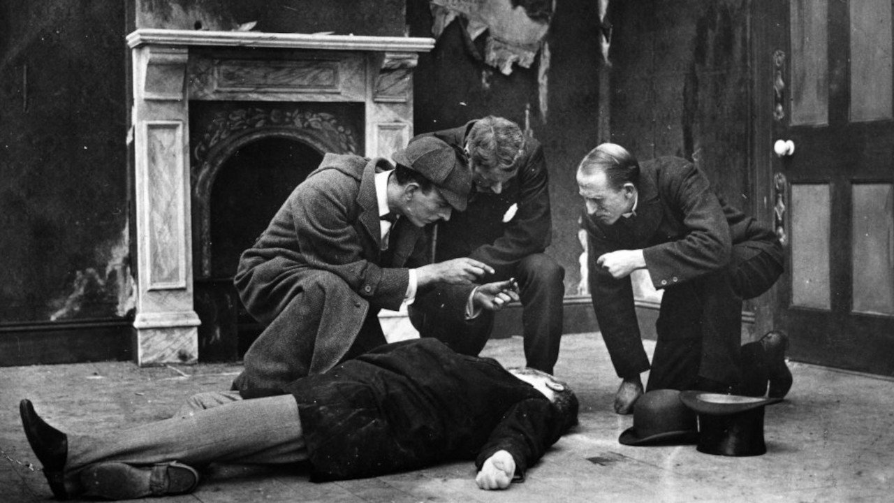 A Study in Scarlet backdrop