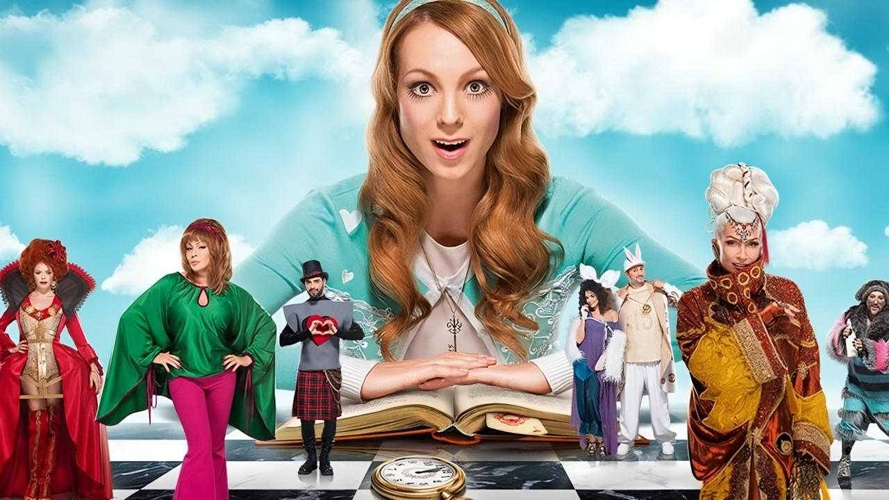 Alice in Wonderland backdrop