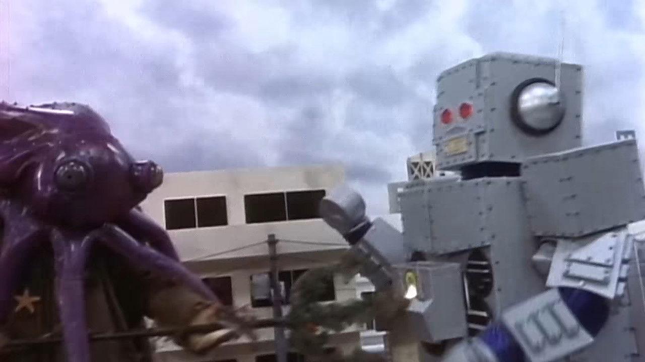 Nathanial Hornblower’s: The Robot V the Octopus Monster Saga backdrop