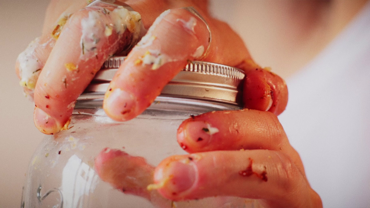 La vie ne tient qu'à un Cornichon backdrop