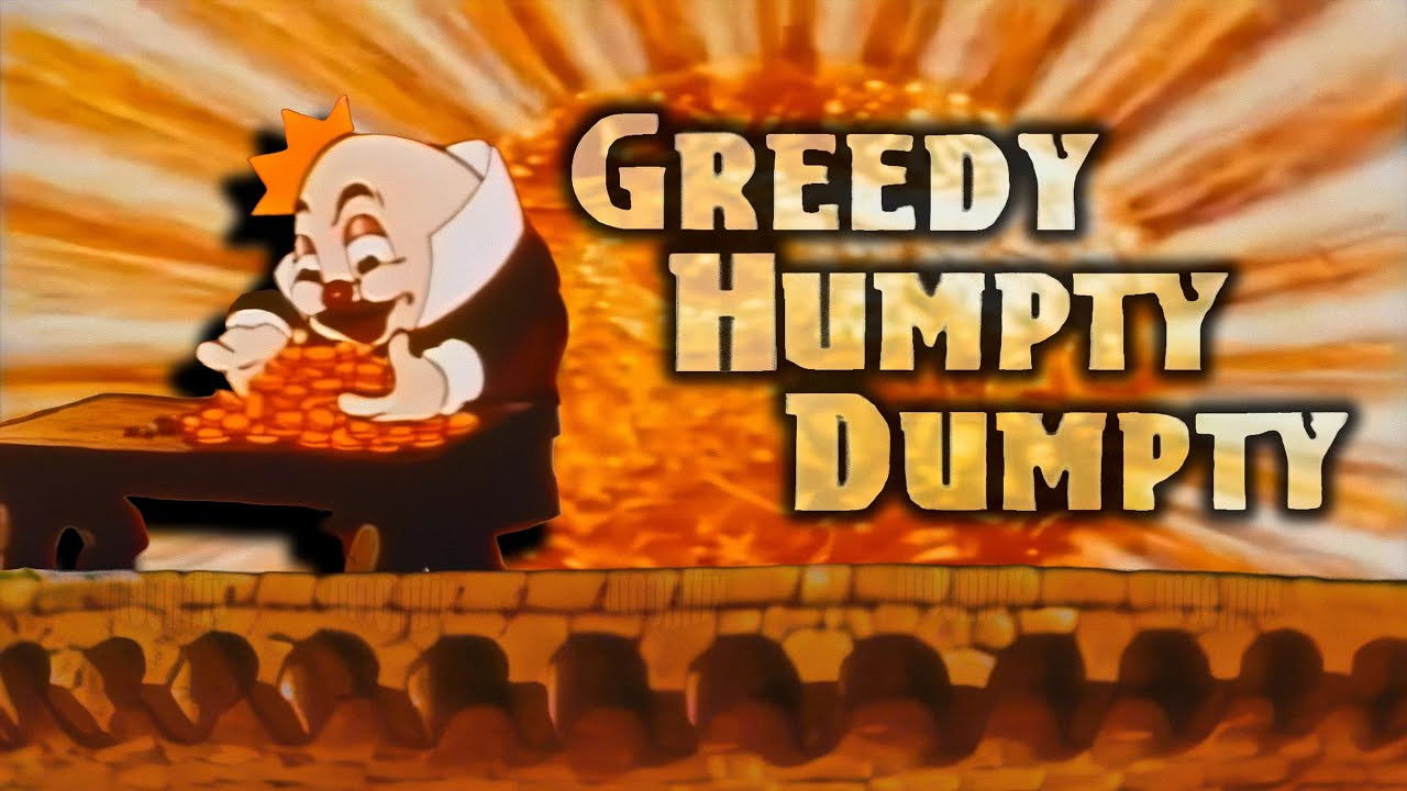 Greedy Humpty Dumpty backdrop