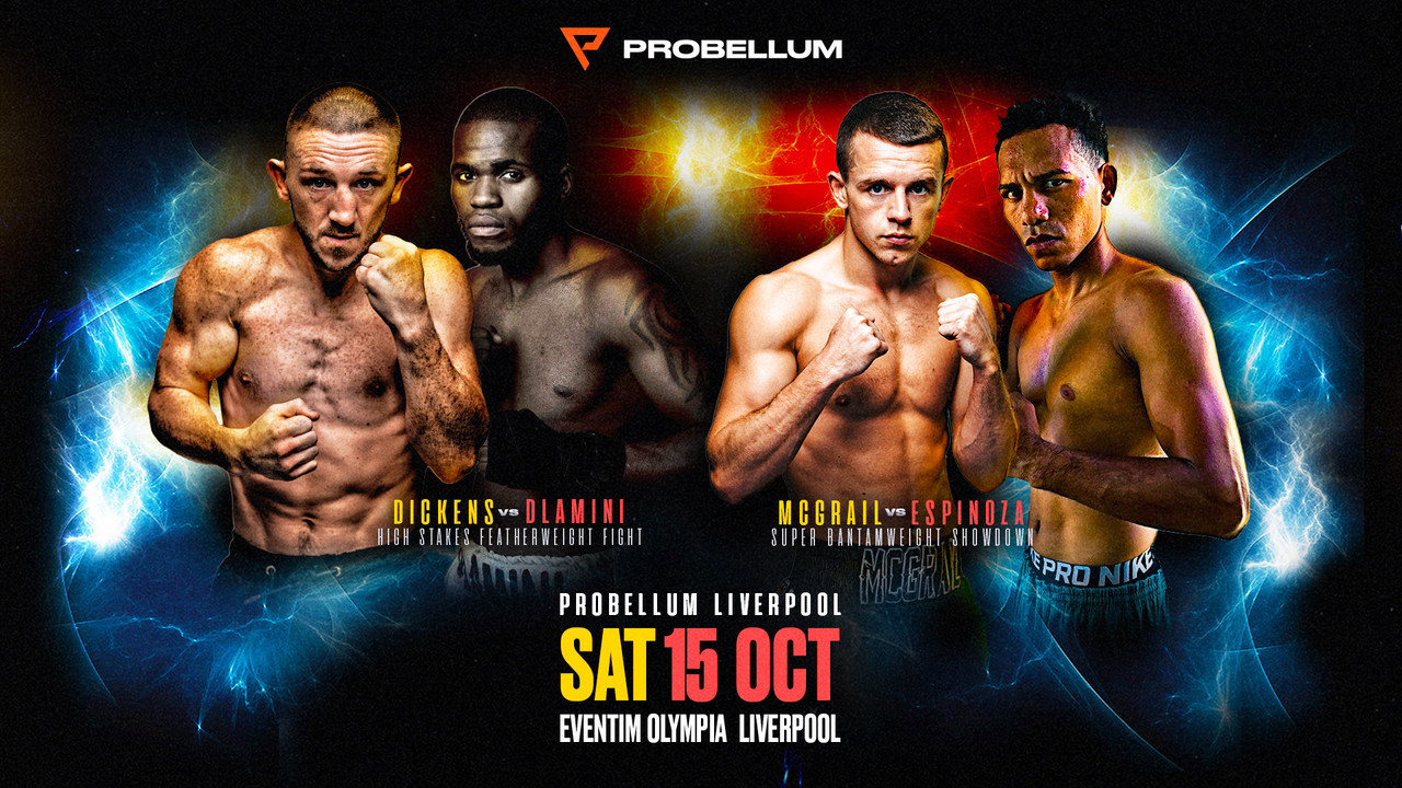 Peter McGrail vs. Alexander Espinoza backdrop