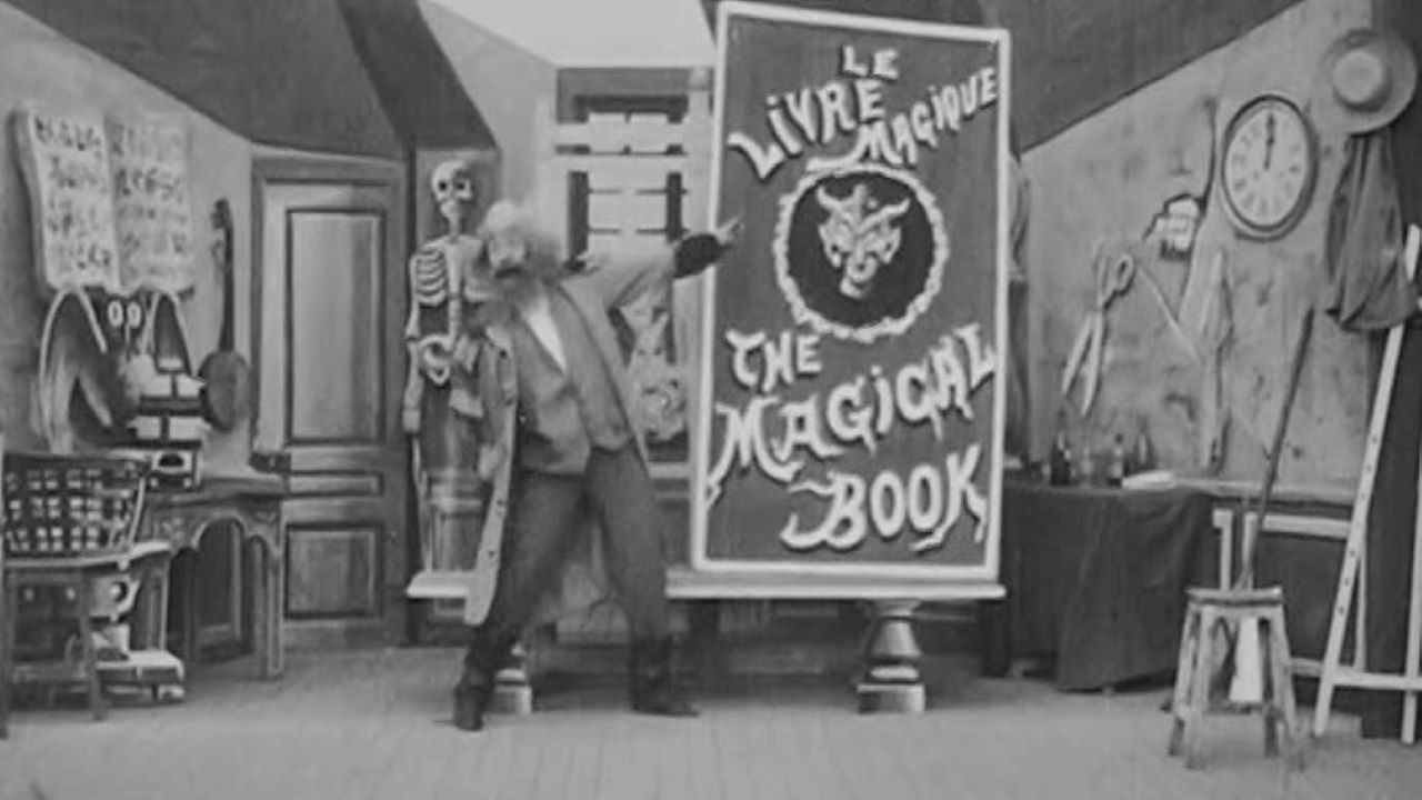 The Magic Book backdrop