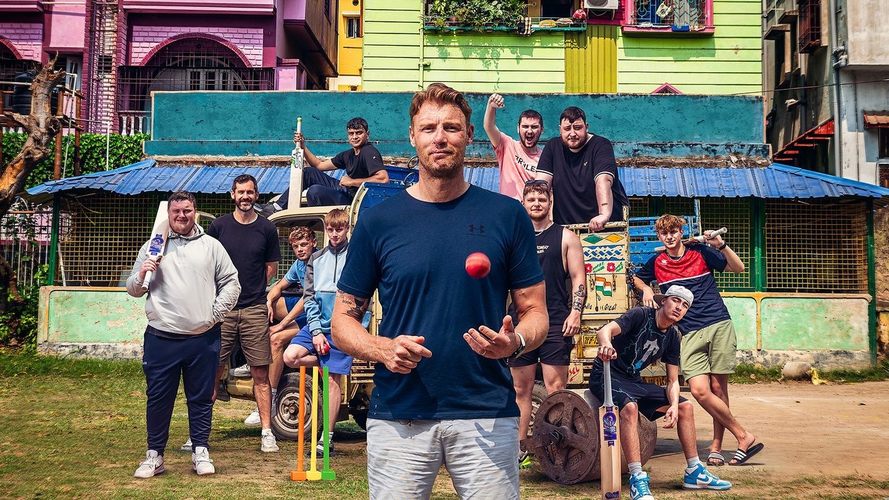 Freddie Flintoff's Field of Dreams backdrop