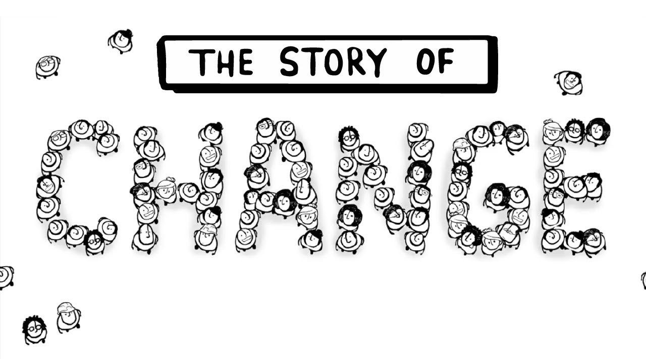 The Story of Change backdrop