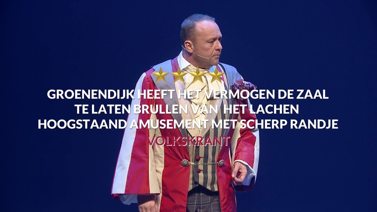 Richard Groenendijk: Om Alles backdrop