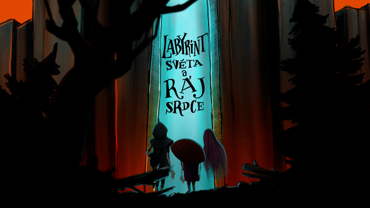 Labyrint světa a ráj srdce backdrop