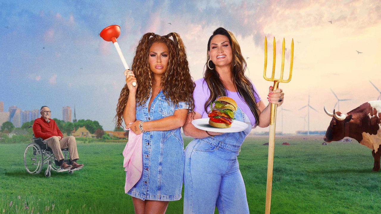 Michella & Louisa werken mee backdrop