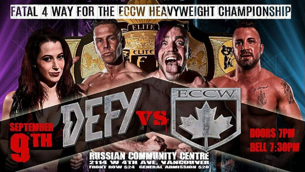 DEFY Vs. ECCW 2017 backdrop