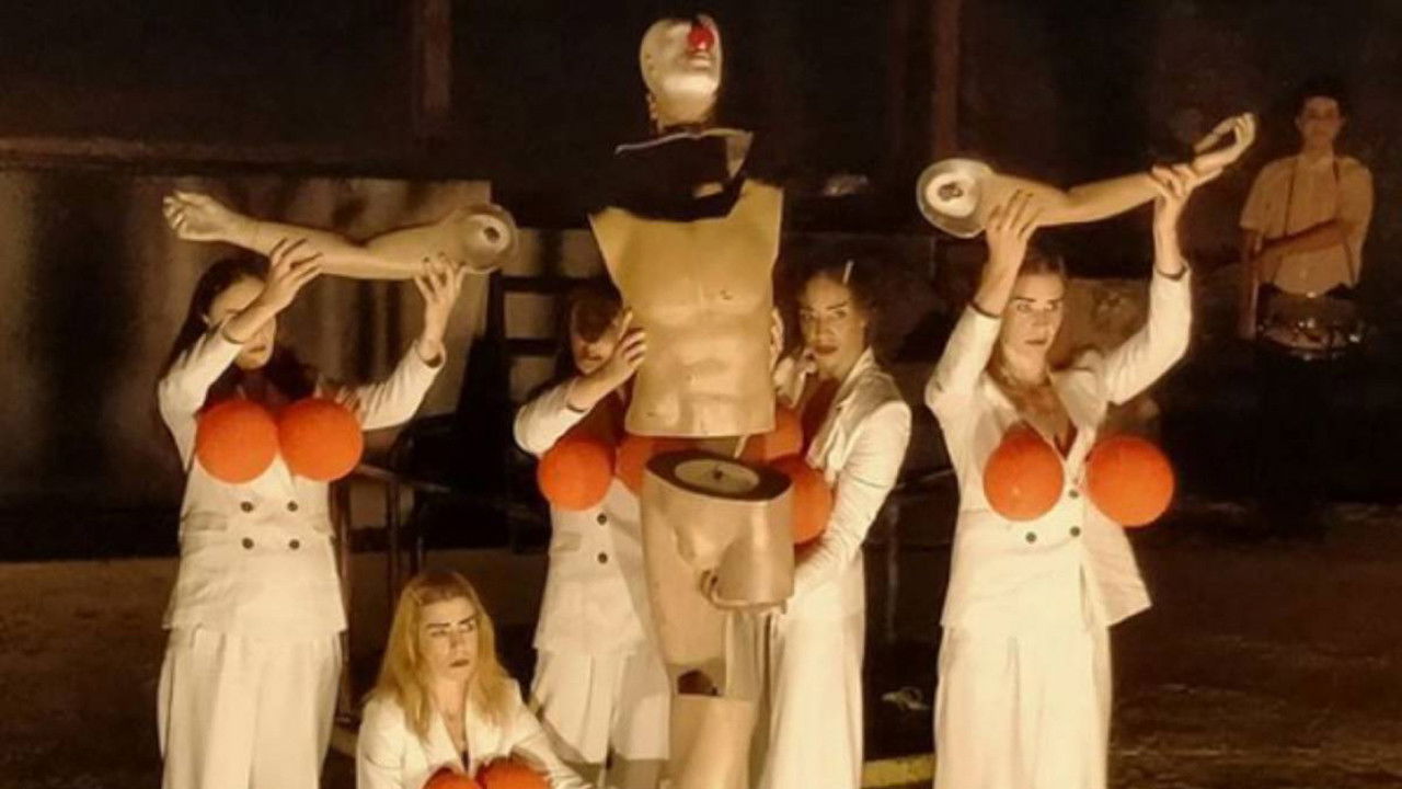 From Euripides' Bacchae backdrop